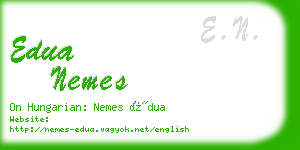 edua nemes business card